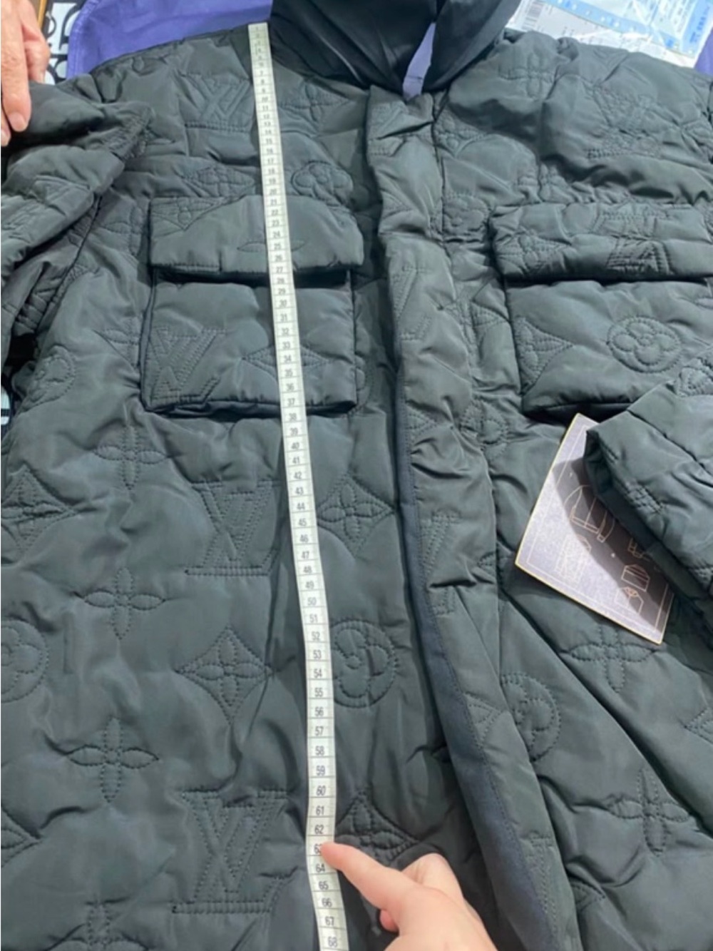 Louis Vuitton Black Quilted Monogram Bomber Jacket - Picture 6 of 8